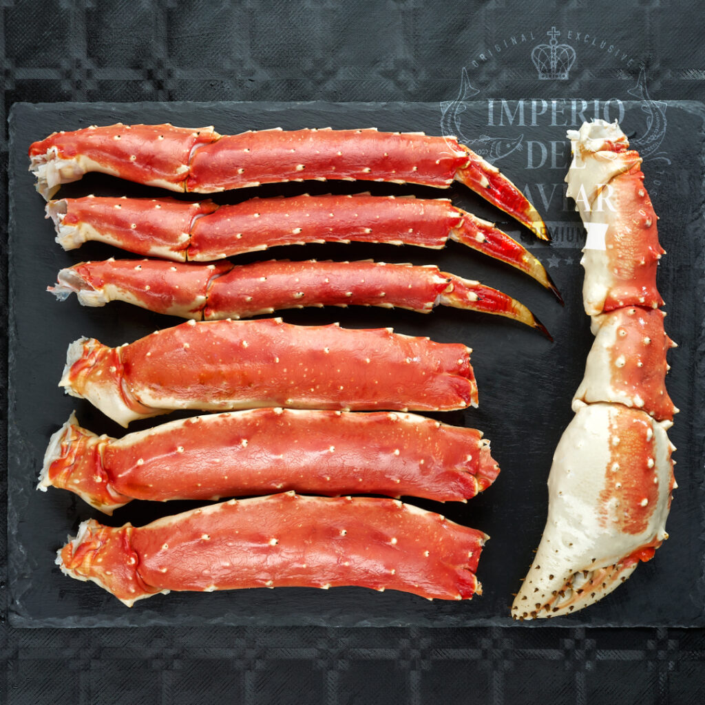 Pinza de cangrejo congelado