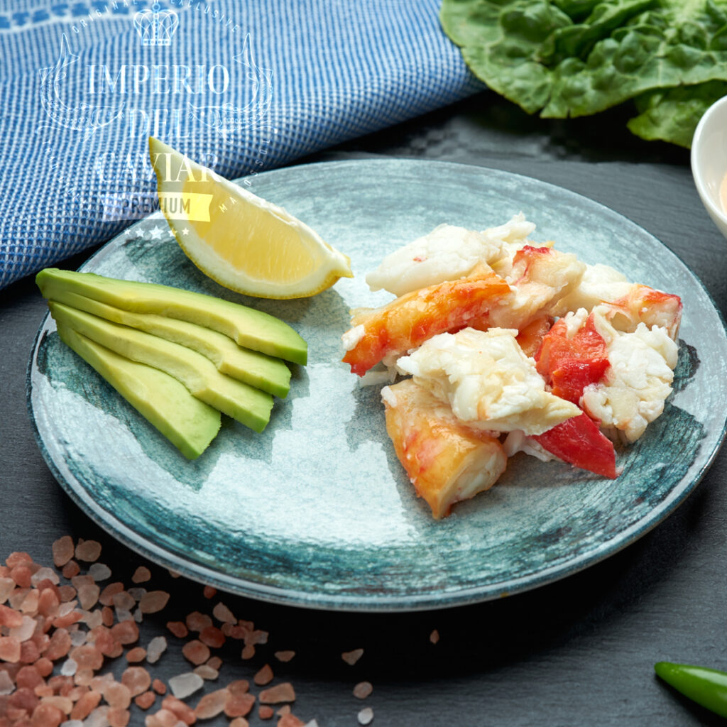 Carne de cangrejo real (Paralithodes camtschaticus) (Congelado)